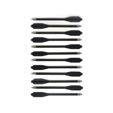 Man Kung 6,5 inch black plastic crossbow bolts 12-pack (Ø6mm)__alap__01