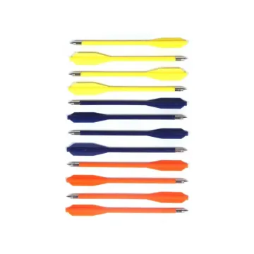 Man Kung 6,5 inch coloured plastic crossbow bolts 12-pack (Ø6mm)__alap__01